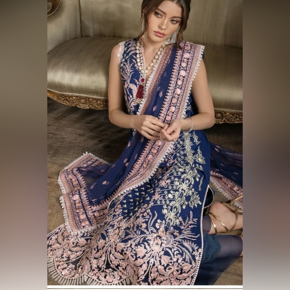 New Gorgeous Sobia Nazir Lawn Suit, Pakistani, Indian ethnic Salwar